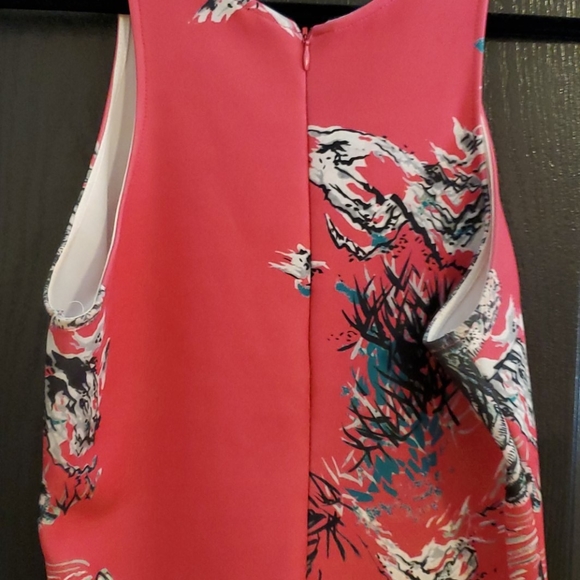 Guess Pink Asian Tiger Print Dress - Picture 4 of 7